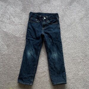 kids Dark Blue fleece Denim Jeans